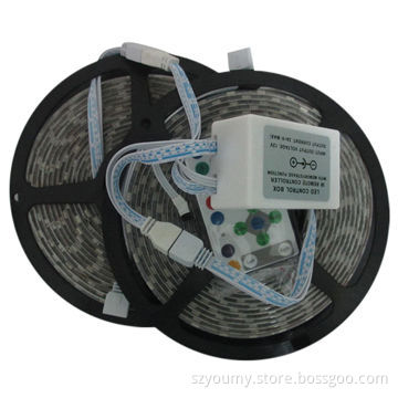 SMD 5050 Flash RGB Dream Color 270 LEDs Multicolor-changing Flexible LED Strip with 25-key Remote